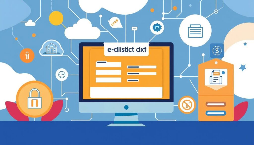 get user id and password e district