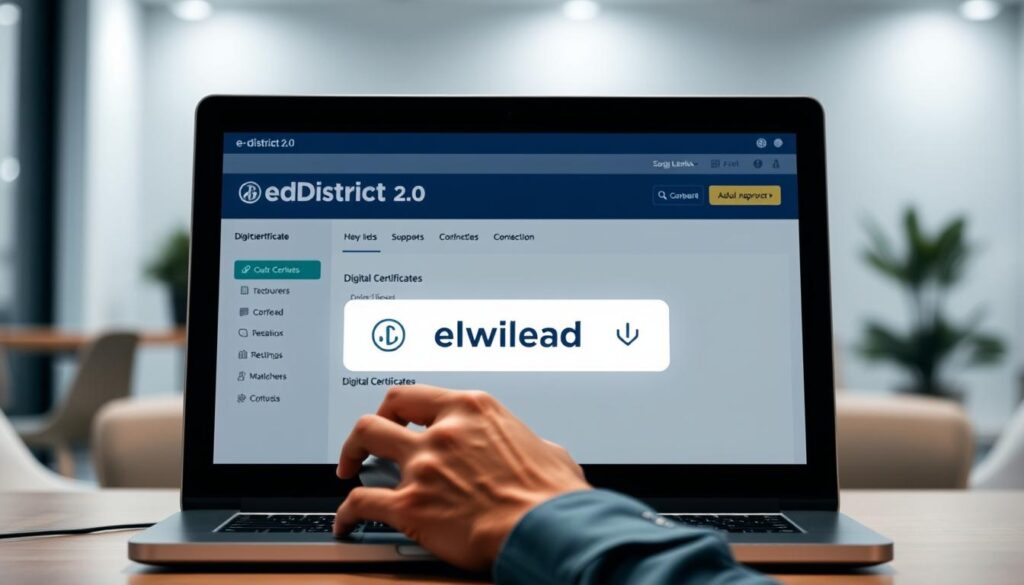 Downloading Digital Certificates on eDistrict 2.0 Downloading Digital Certificates on eDistrict 2.0