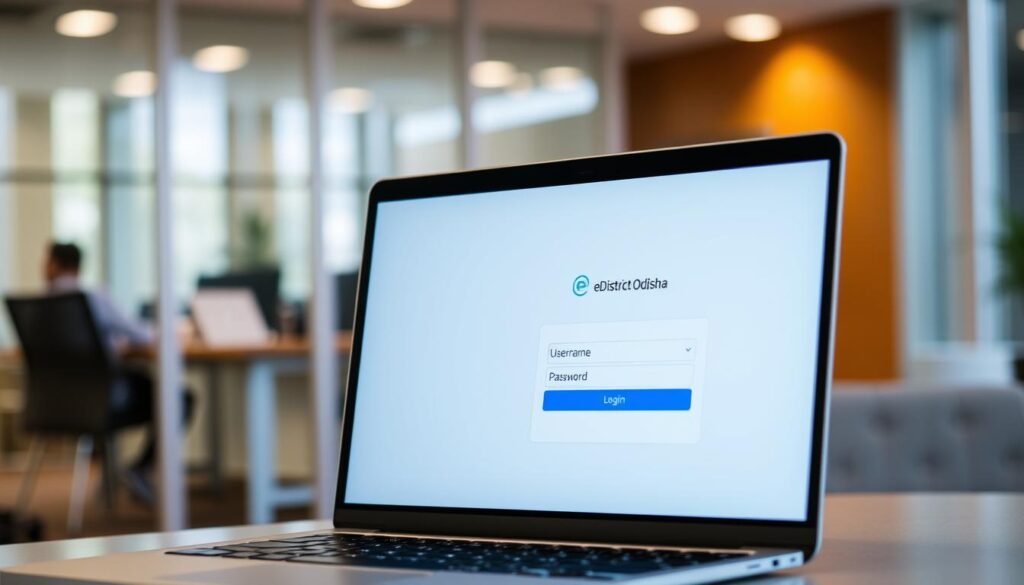 eDistrict Odisha login interface overview eDistrict Odisha login interface overview